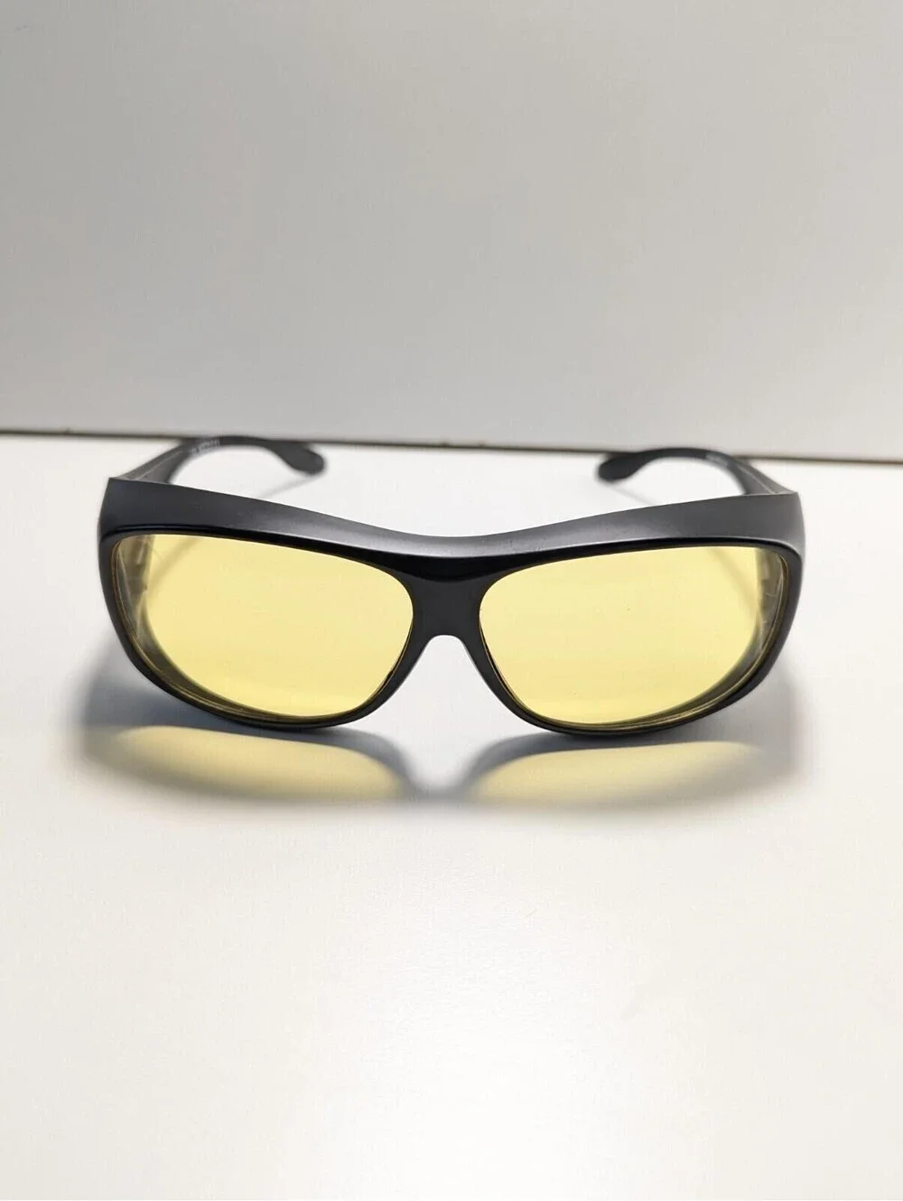 ImproVision C500 Fitover Sunglasses Orange Lenses Black Frames Size: 63-12 C1